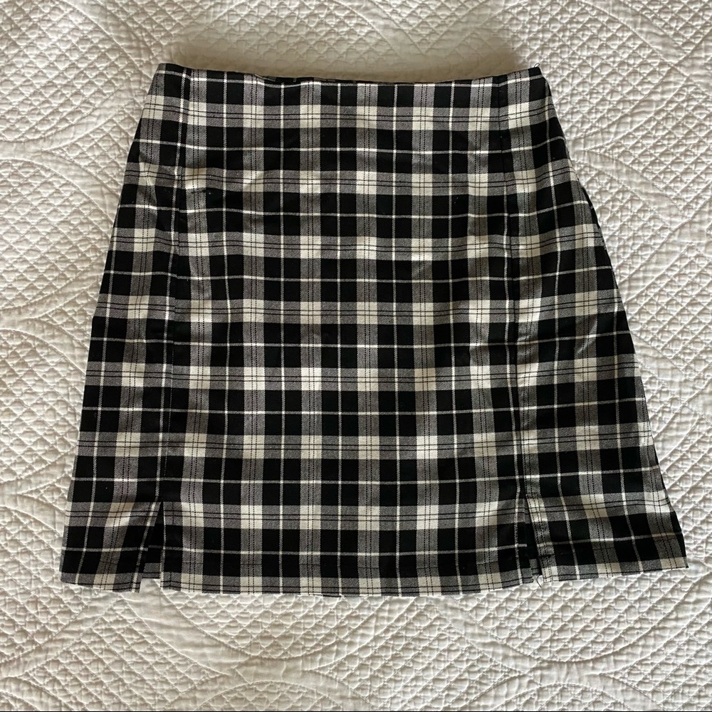 Plaid Mini Skirt